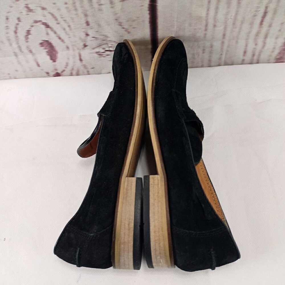 Giorgio Brutini 249371 Mens Black Suede Slip-On Dress Casual Shoes Size 10M - Picture 12 of 15